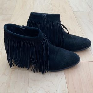 Steve Madden Fringe Booties